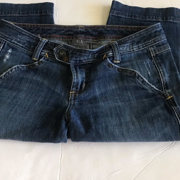 Armani exchange a/x side slit jean shorts 4 - Picture 7 of 7